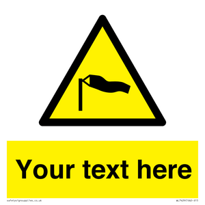 Custom Warning strong winds